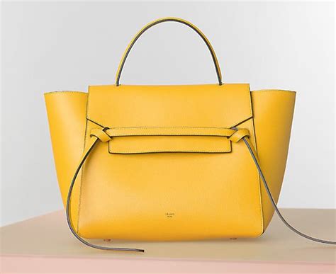 celine yellow belt bag|Celine belt bag for sale.